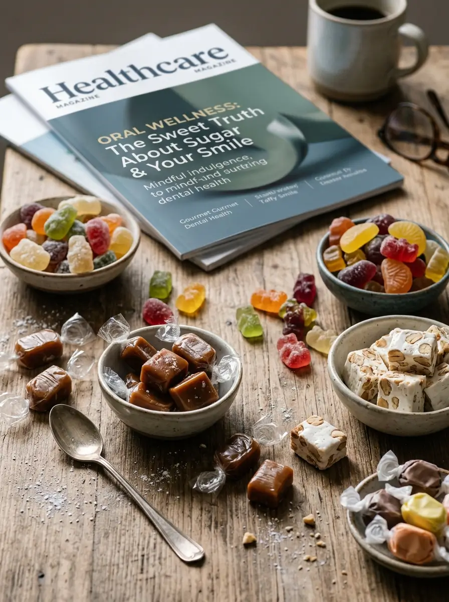 Sticky candies commonly discussed in conversations about oral wellness and oral hygiene.