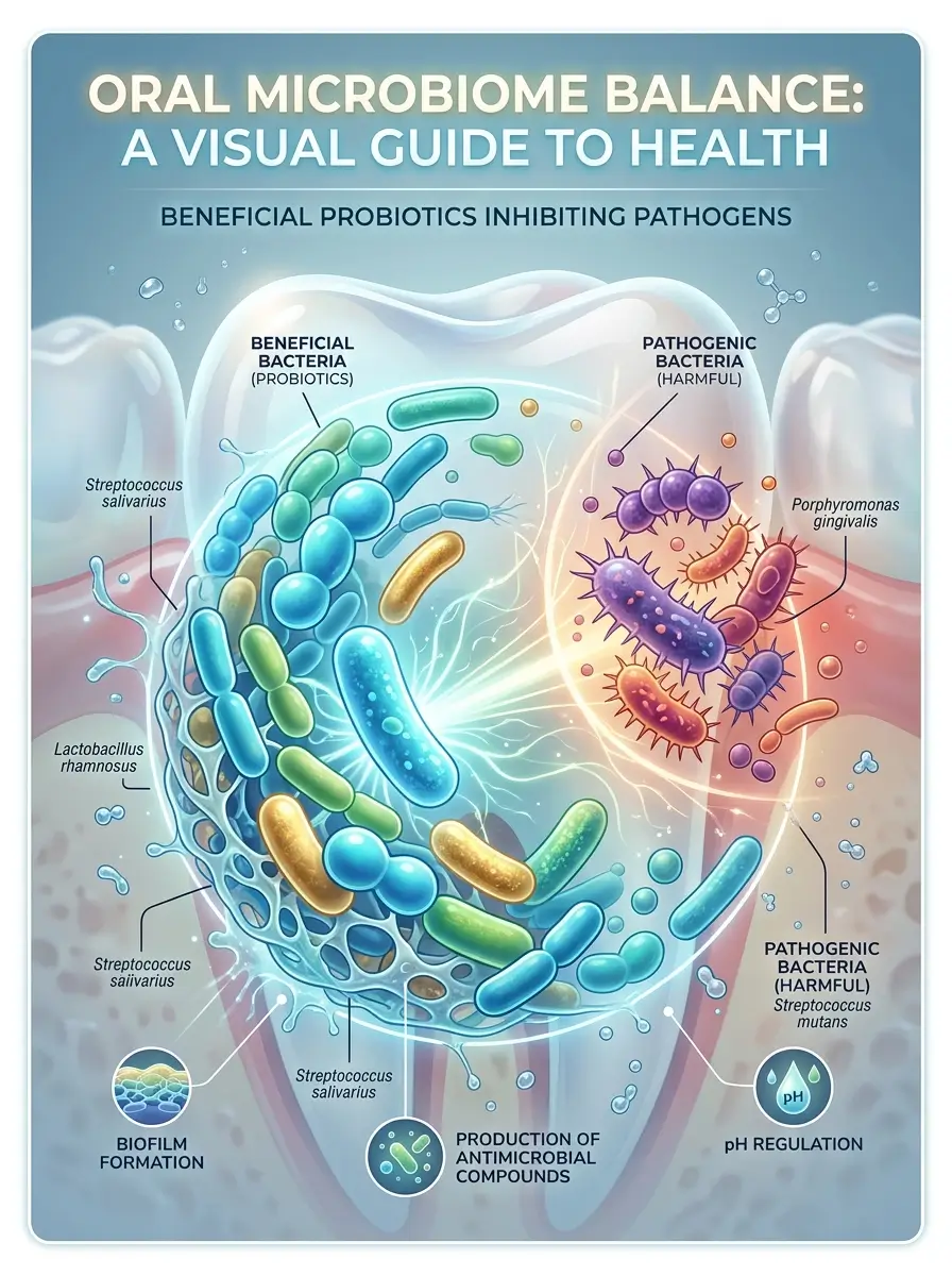 How Oral Probiotics Interact With Oral Bacteria