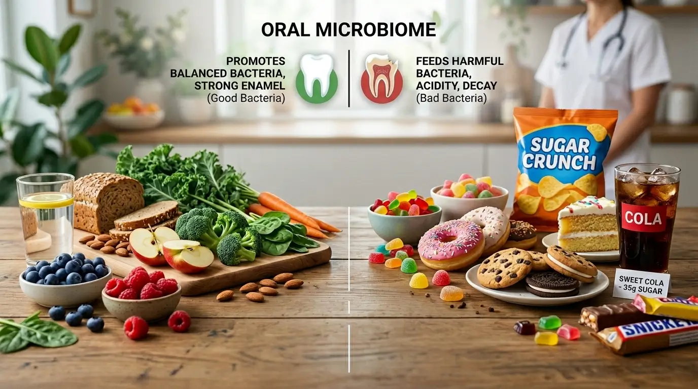 7 Common Foods That May Harm the Oral Microbiome