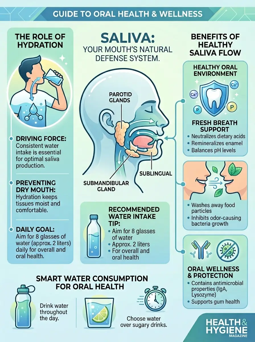 Supports Healthy Saliva Production - How Hydration Affects Oral Health