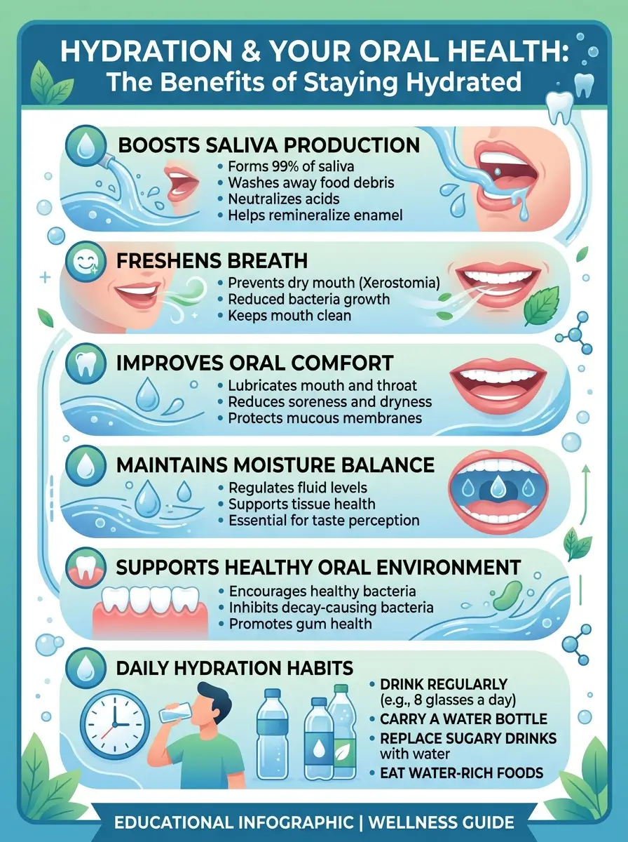 How Hydration Affects Oral Health: 7 Important Benefits for Oral Wellness