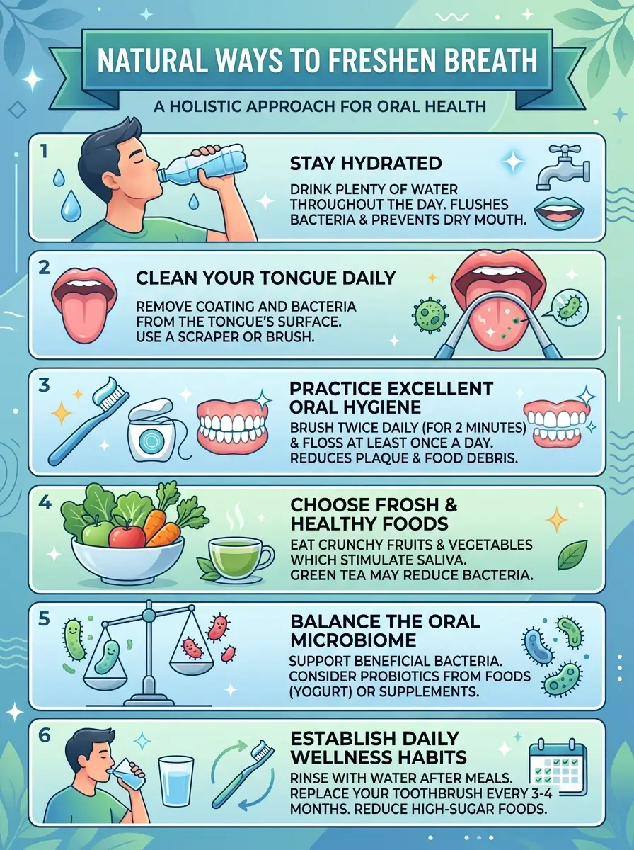 How to Freshen Breath Naturally: 10 Effective Daily Tips