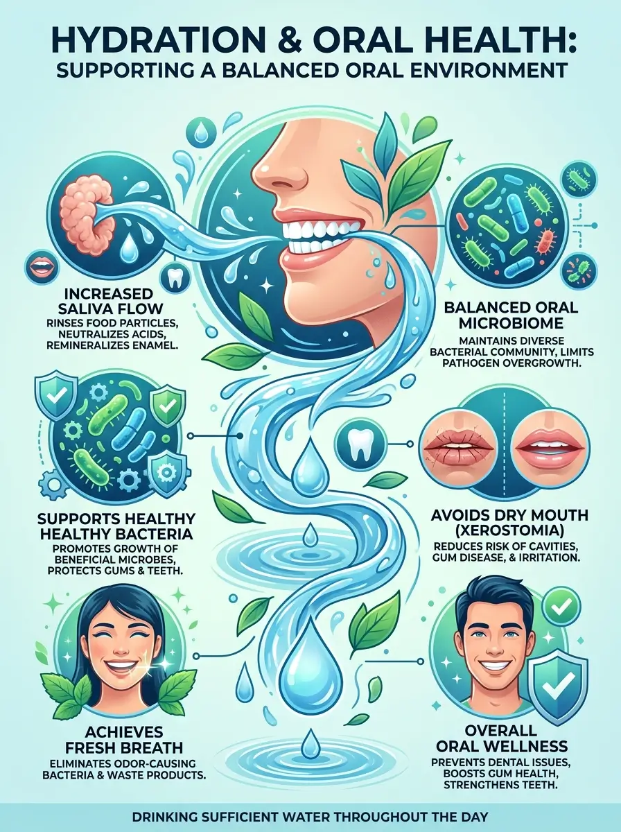 Supports a Balanced Oral Environment