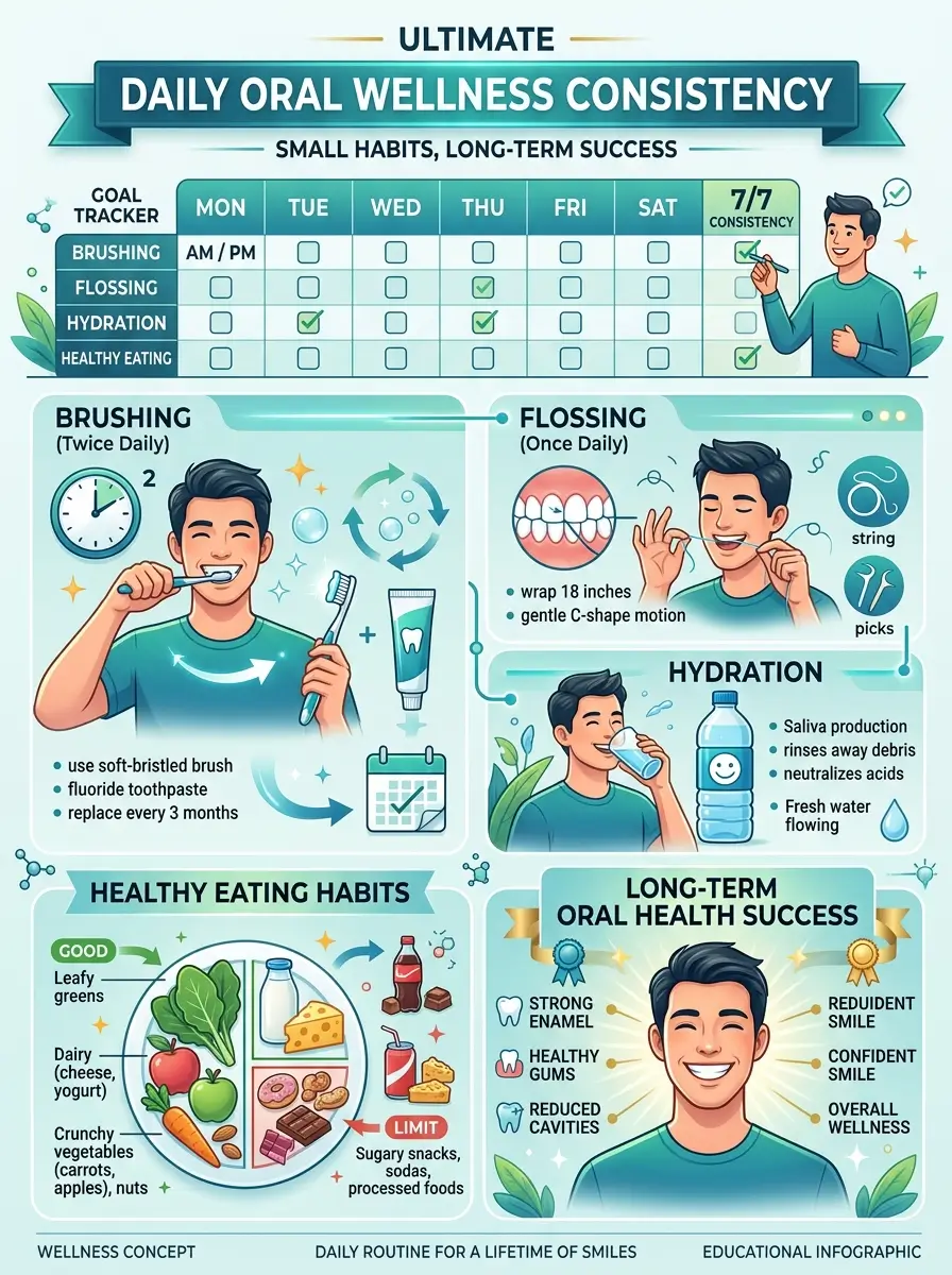Best Daily Habits for Oral Health - Stay Hydrated to Support Oral Wellness