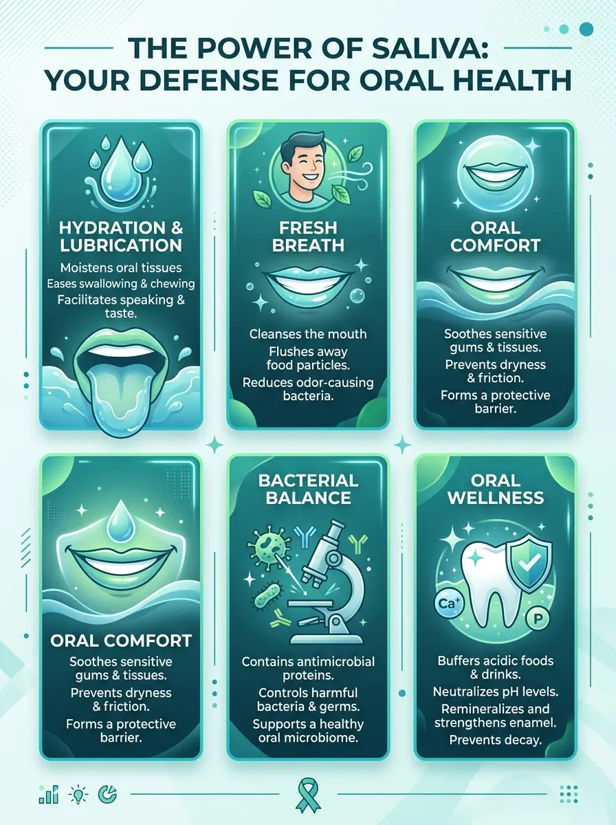 How Saliva Supports Oral Health: 7 Powerful Benefits You Should Know